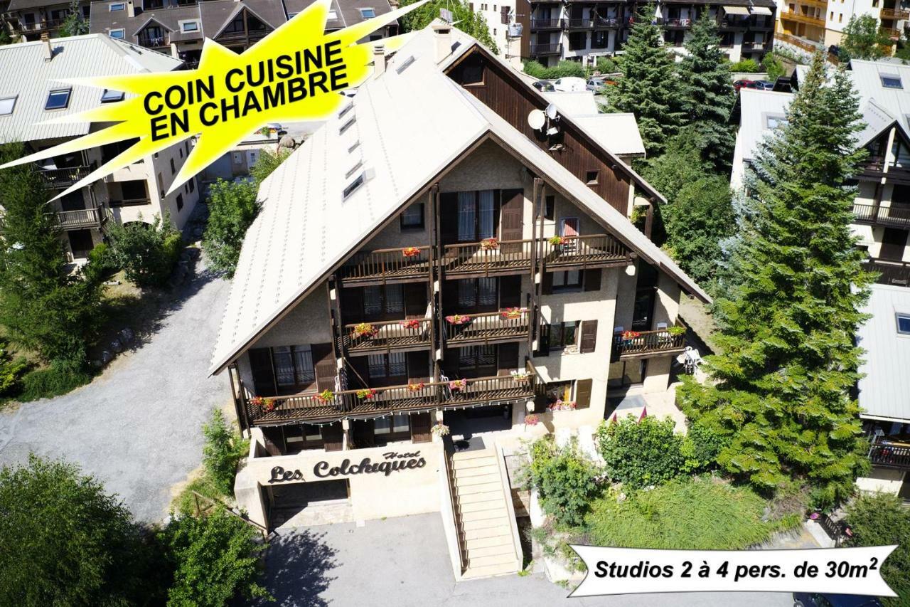 Hôtel Résidence Les Colchiques Le Monêtier-les-Bains Esterno foto